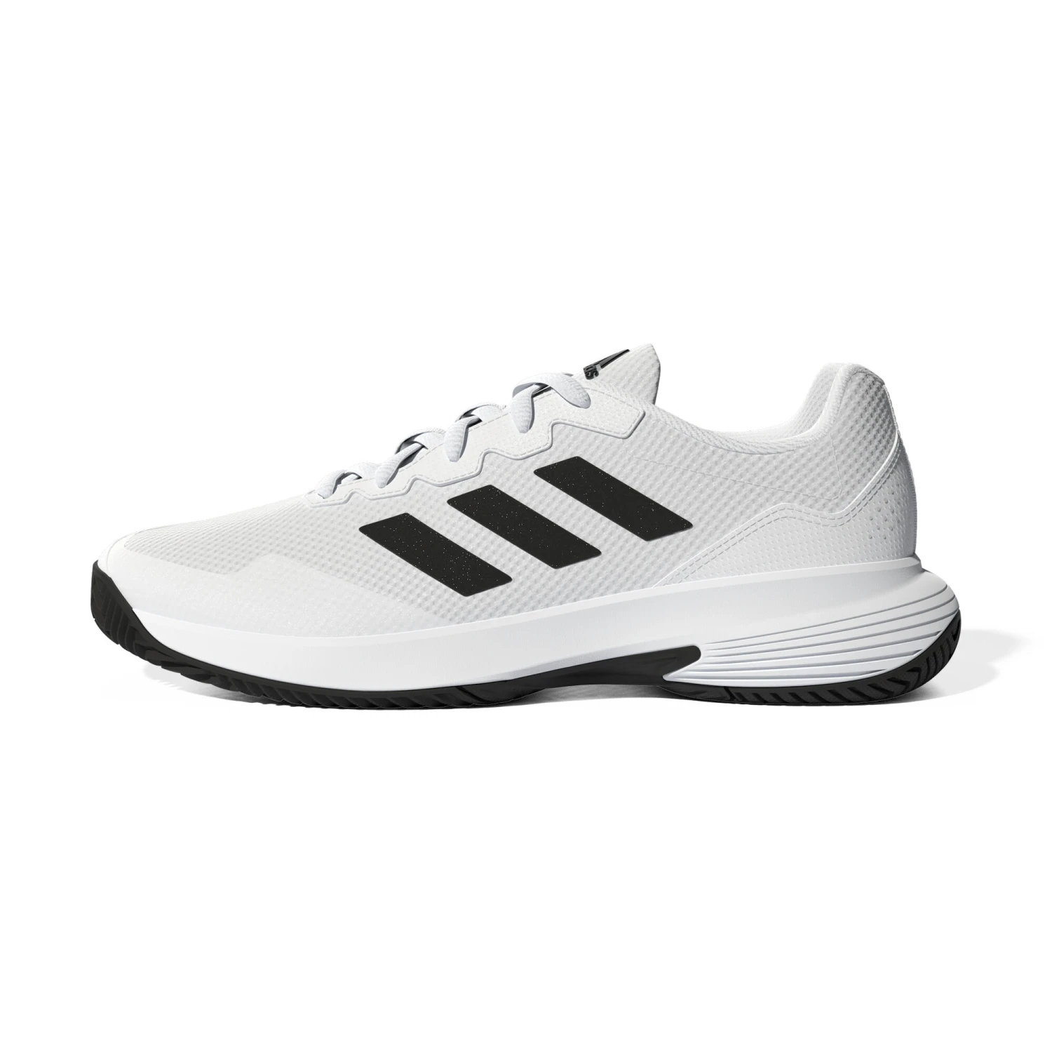 ADIDAS Men's Multicourt Tennis Shoes Gamecourt - White/Black 4 ADIDAS Men's Multicourt Tennis Shoes Gamecourt - White/Black - Image 4