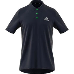 ADIDAS Men's Short-Sleeved Tennis Polo Shirt - Navy Blue -Ball Sports Shop kb79a6d4335b9ad6a20280915c331cd86