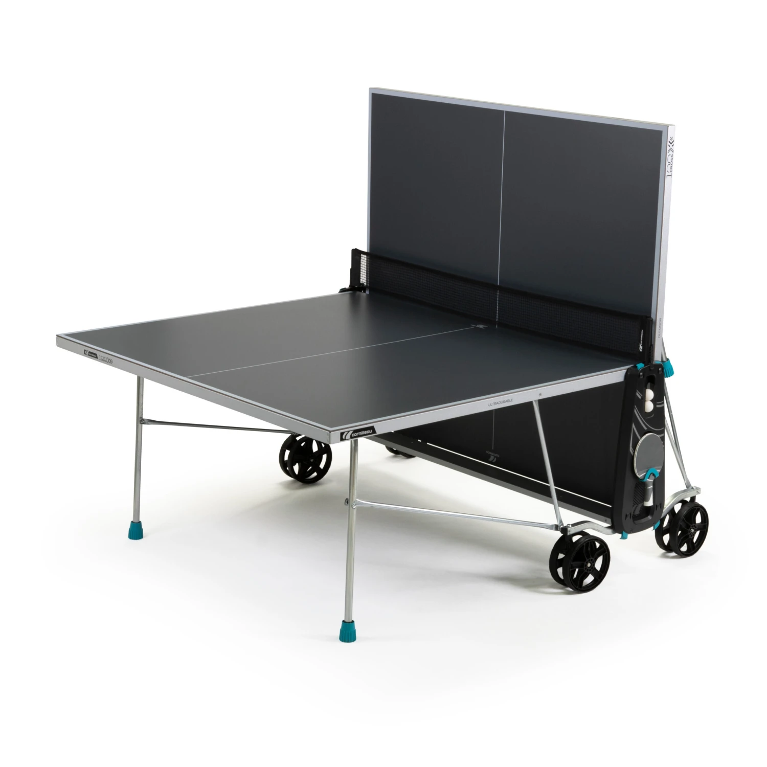 Outdoor Table Tennis Table 100X - Grey 2 Outdoor Table Tennis Table 100X - Grey - Image 2