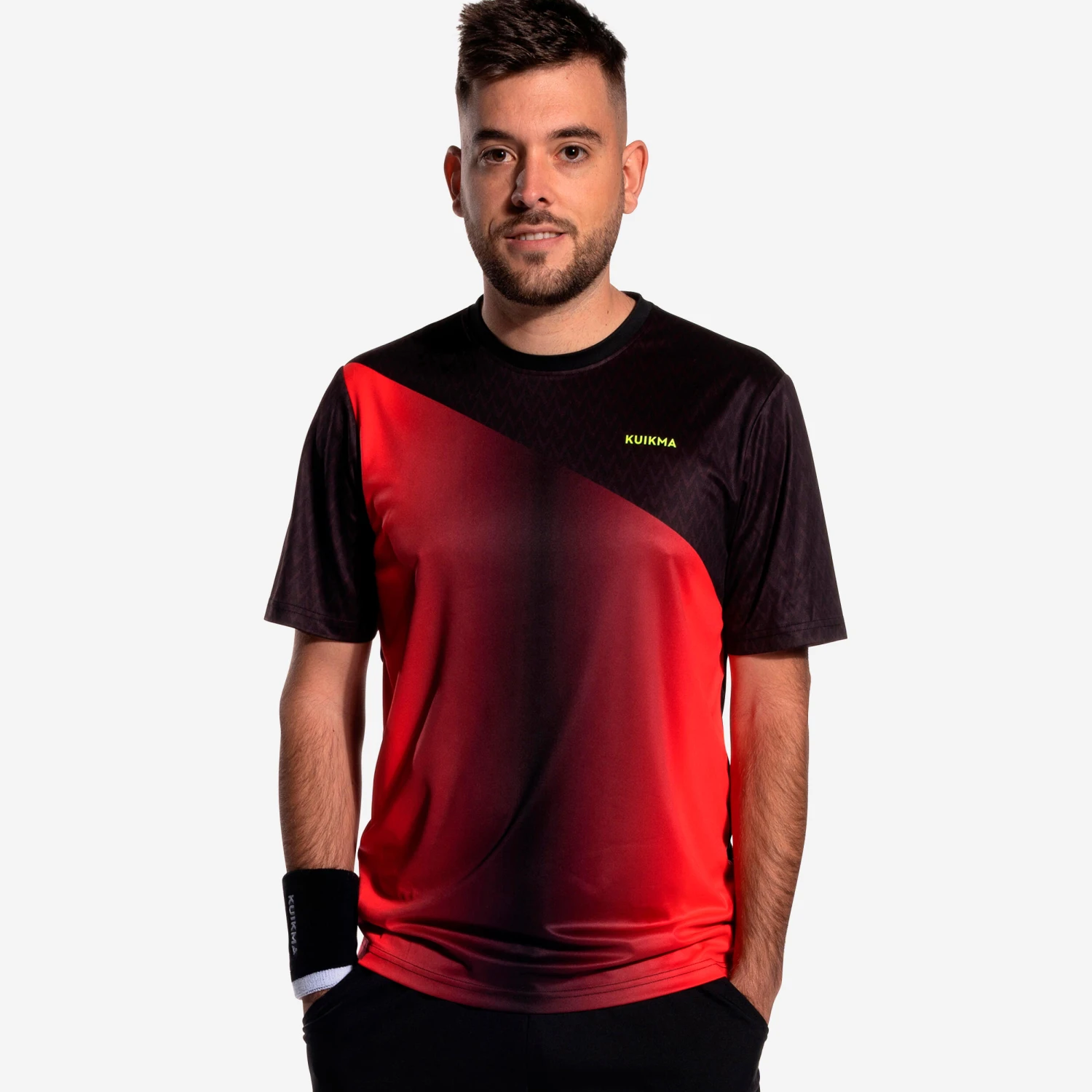 Men's Short-Sleeved Breathable Padel T-Shirt 500 15 Men's Short-Sleeved Breathable Padel T-Shirt 500 - Image 15