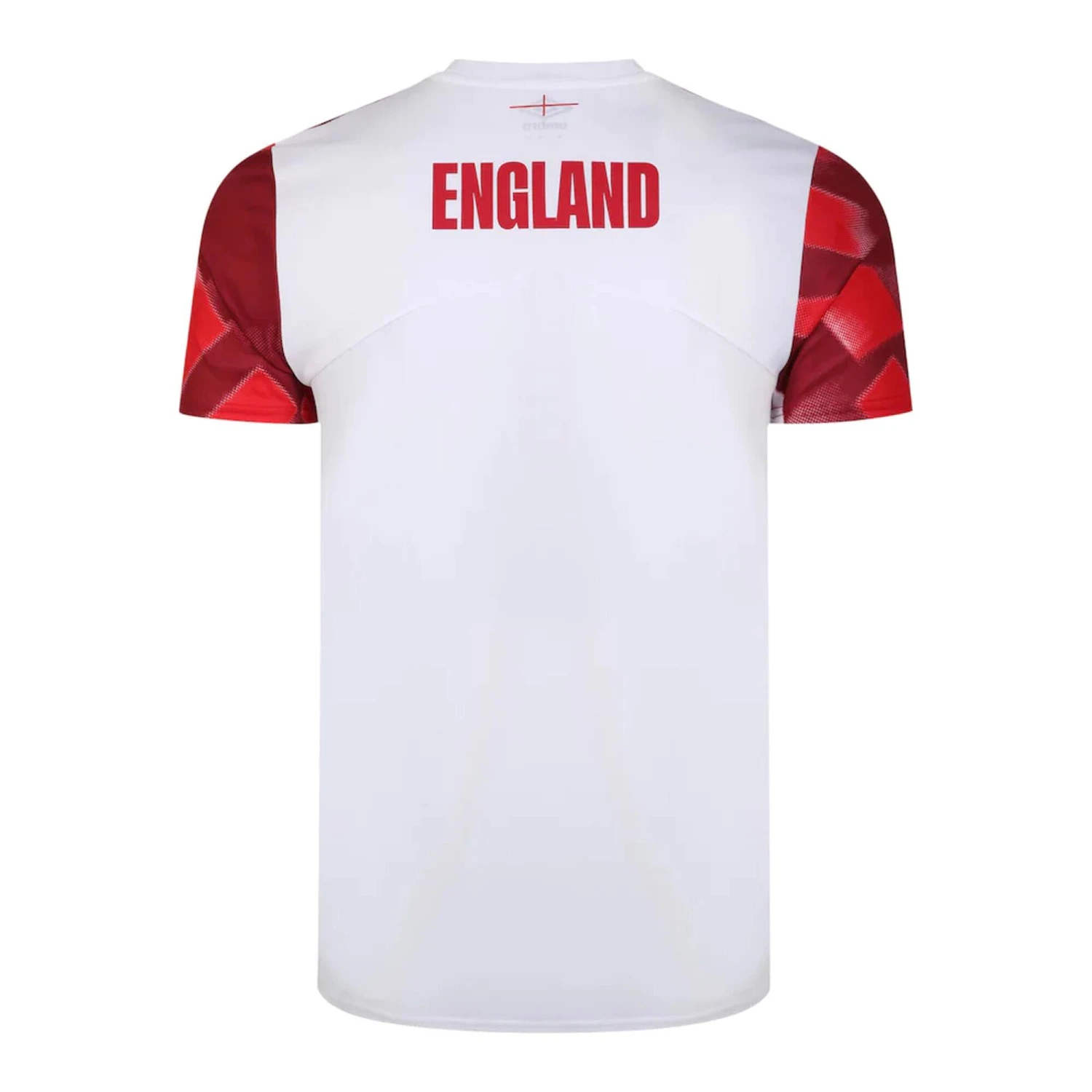 UMBRO England Rugby Mens 22/23 Warm Up Jersey (Brilliant White/Fiery Red/Jester Red) 2 UMBRO England Rugby Mens 22/23 Warm Up Jersey (Brilliant White/Fiery Red/Jester Red) - Image 2