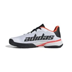ADIDAS Kids' Tennis Shoes Barricade - White/Black -Ball Sports Shop kcad1d2ac137948668539236ed7fd2c90