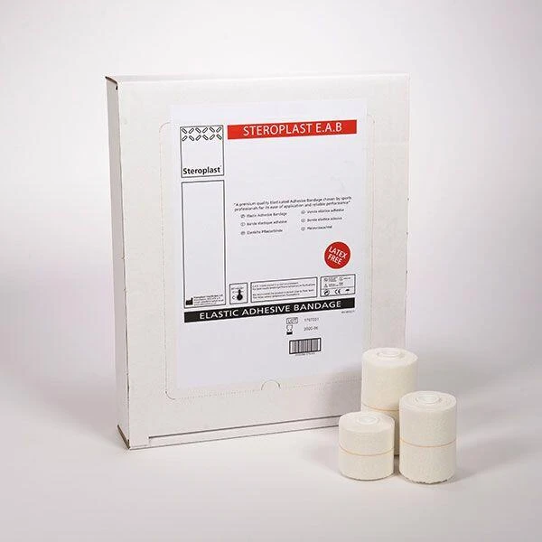 Steroplast Premium EAB Elastic Adhesive Bandage - 4.5m Long - 30 Rolls 2 Steroplast Premium EAB Elastic Adhesive Bandage - 4.5m Long - 30 Rolls - Image 2