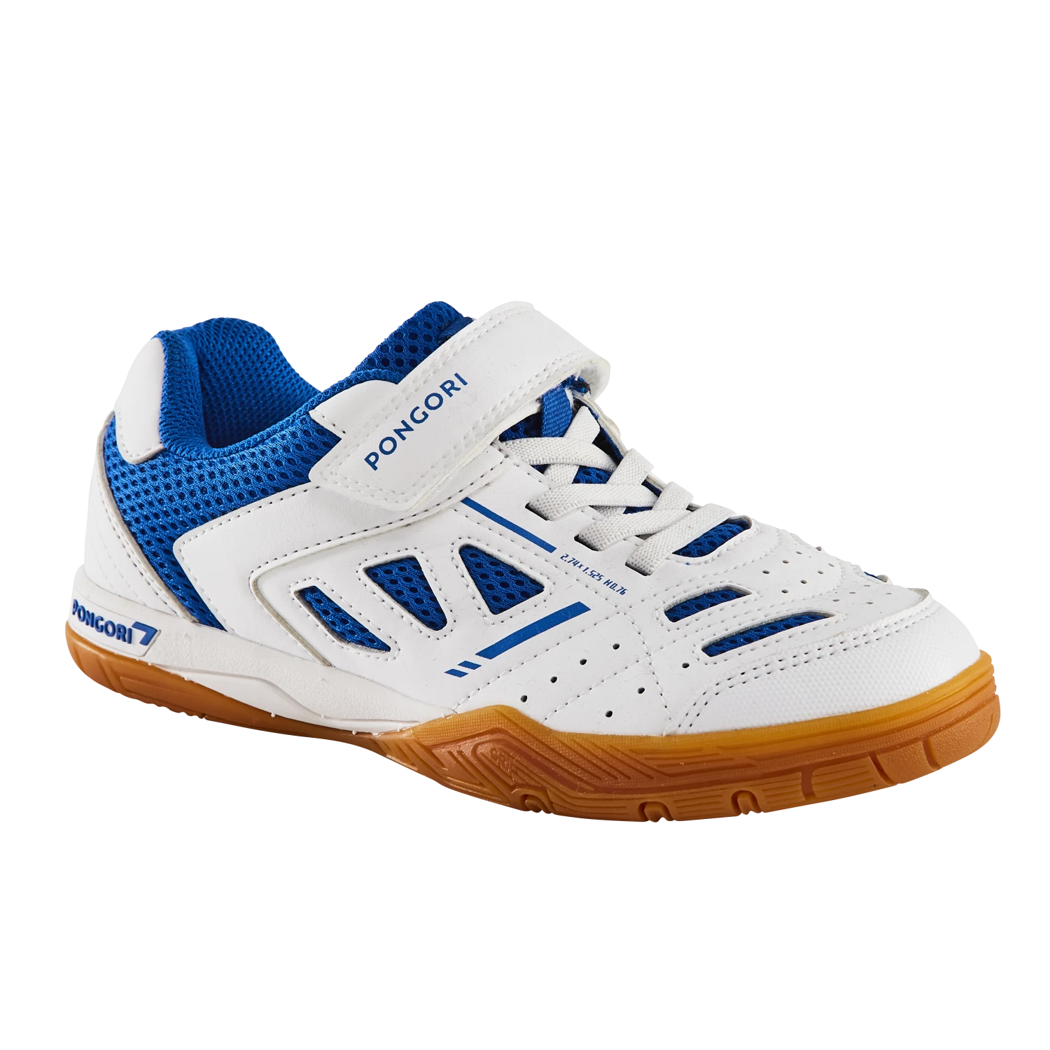 TABLE TENNIS SHOES TTS 500 JUNIOR WHITE BLUE 1 TABLE TENNIS SHOES TTS 500 JUNIOR WHITE BLUE