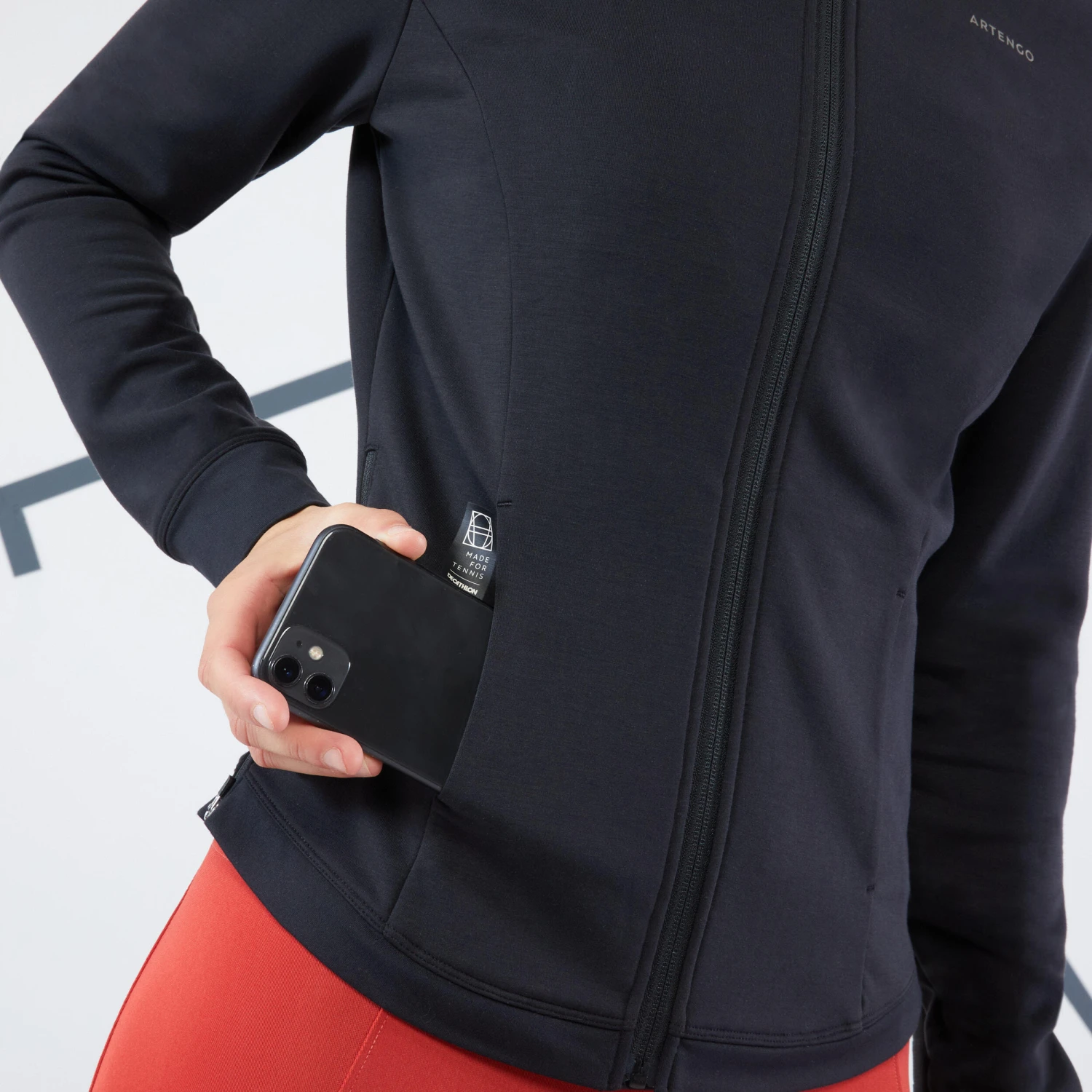 Artengo Women's Tennis Quick-Dry Soft Jacket Dry 900 17 Artengo Women's Tennis Quick-Dry Soft Jacket Dry 900 - Image 17