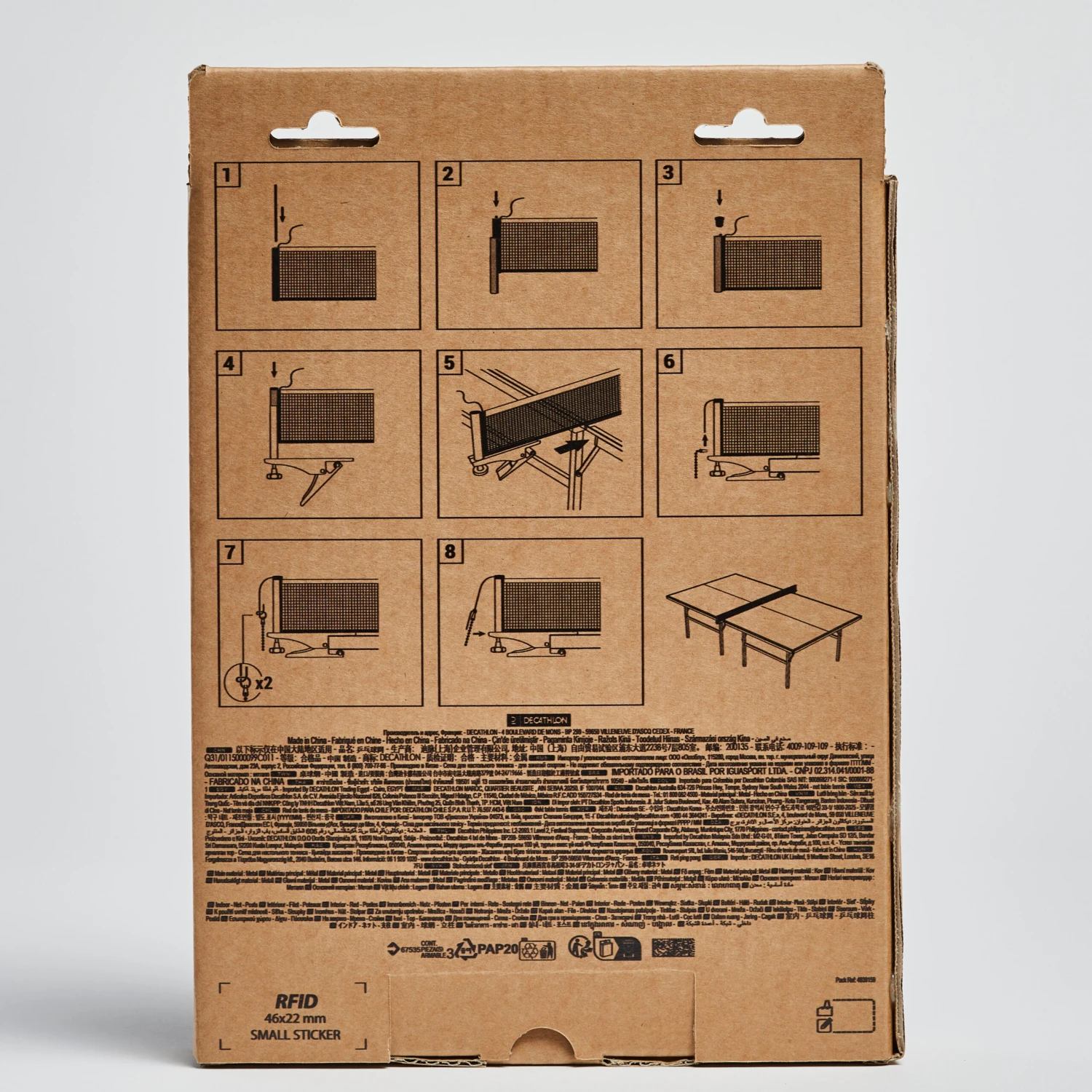 Table Tennis Net And Posts Set TTPN 500 2 Table Tennis Net And Posts Set TTPN 500 - Image 2