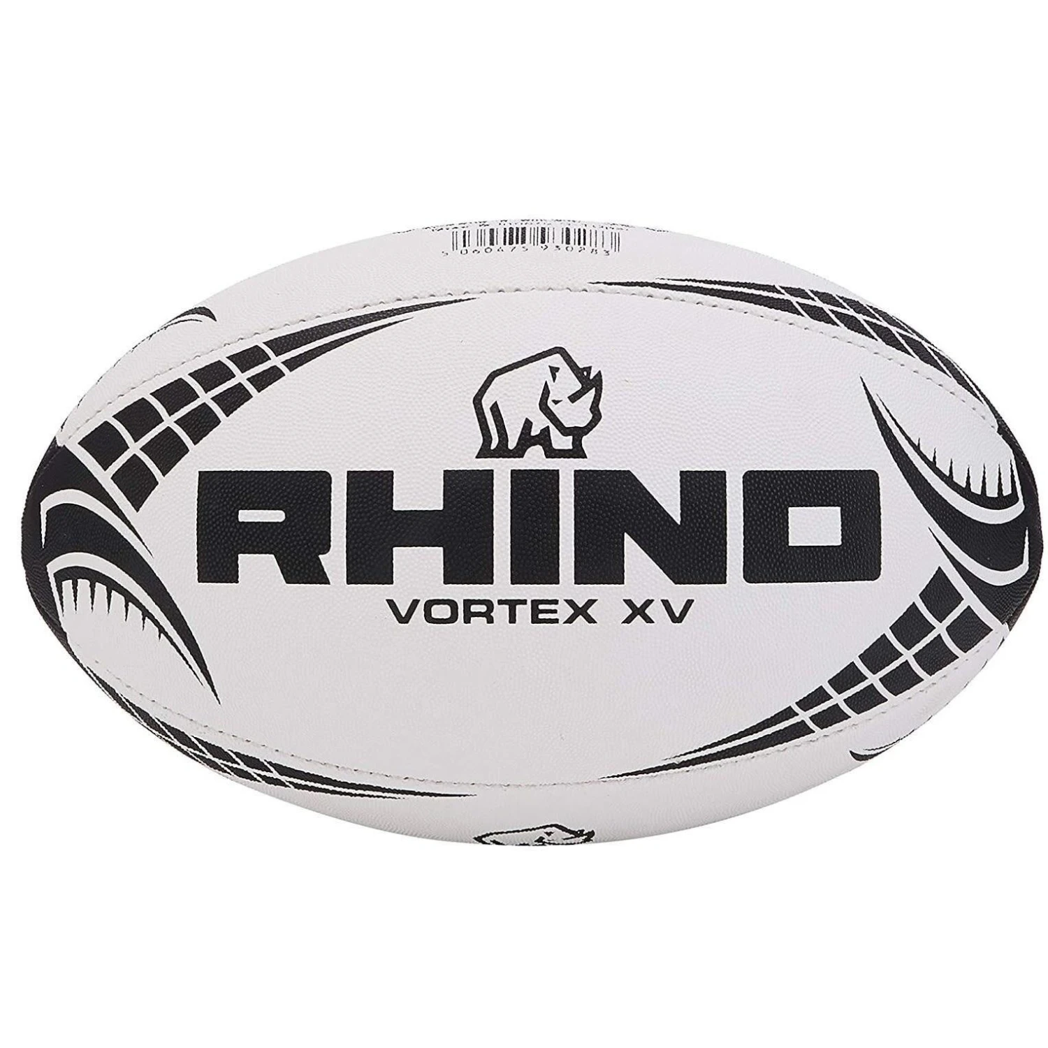 RHINO Vortex XV Rugby Ball (White) 2 RHINO Vortex XV Rugby Ball (White) - Image 2
