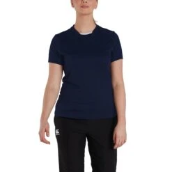 Canterbury Womens/Ladies Club Dry TShirt (Black) -Ball Sports Shop ke75136d1f57a505ef3cd0111ce6dd7dc