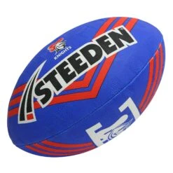 Steeden NRL 2023 Newcastle Knights Supporter Ball Red/Blue