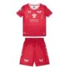 Castore Scarlets Infants Home Rugby Kit TI1505 Red