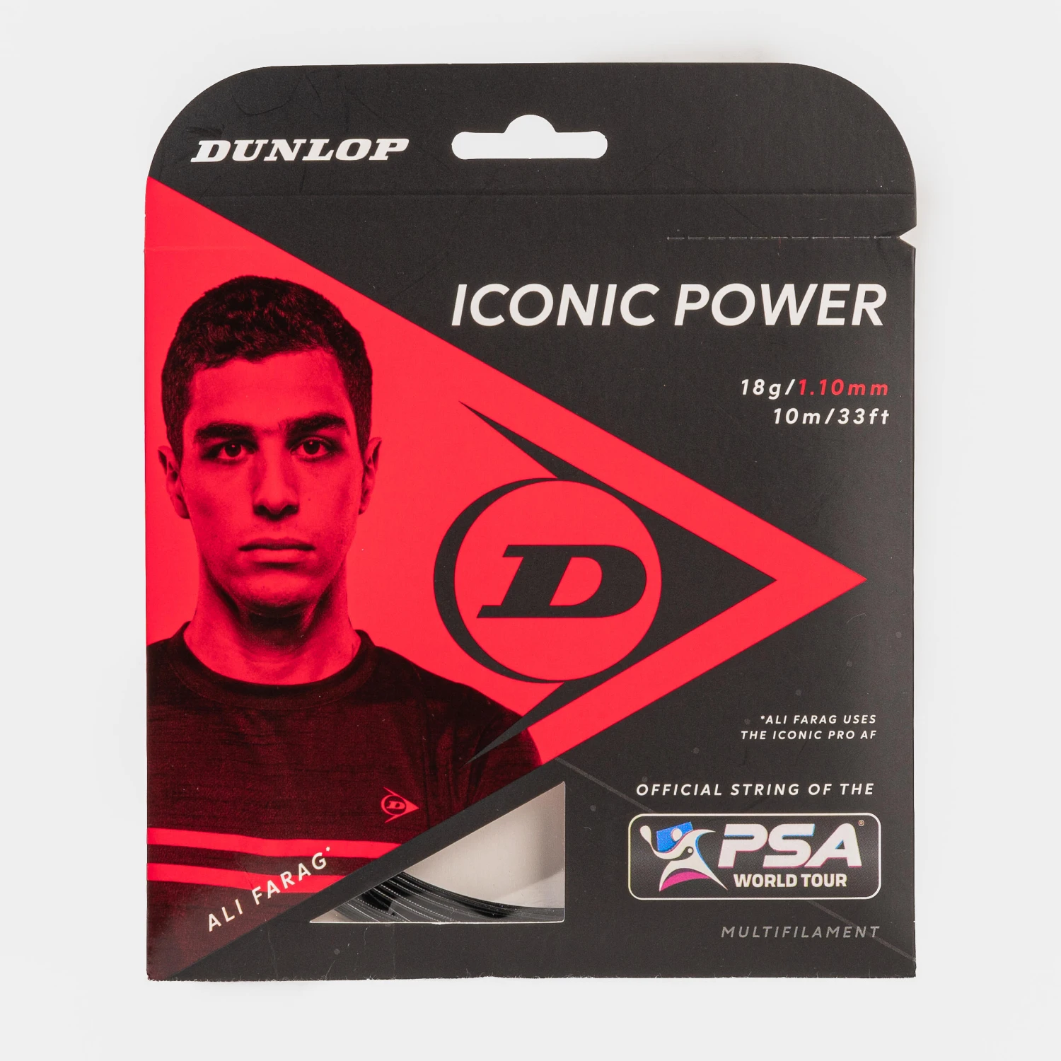 Dunlop 1.10 Mm Squash String Iconic Power 1 Dunlop 1.10 Mm Squash String Iconic Power