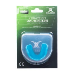 Gilbert Rugby Mouthguard For Braces Orthodonthie X Brace Dual - Blue -Ball Sports Shop kf3ab7be5752f1b1a3bd687df216f7430