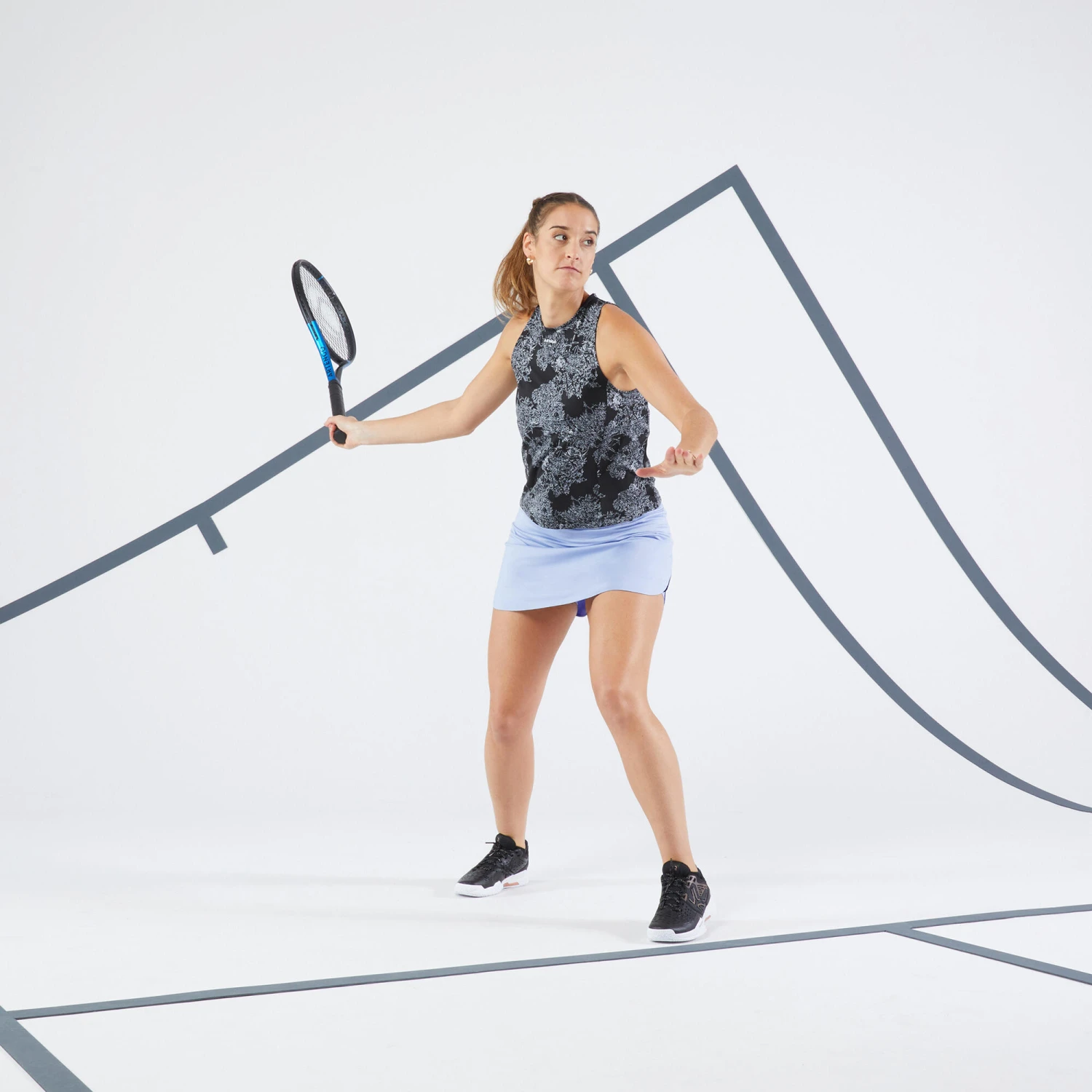 Artengo Women's Tennis Dry And Soft Skirt Dry 900 2 Artengo Women's Tennis Dry And Soft Skirt Dry 900 - Image 2